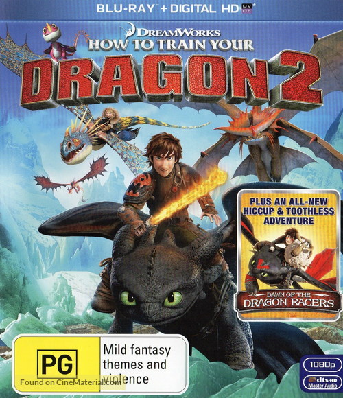 How to Train Your Dragon 2 - Australian Blu-Ray movie cover