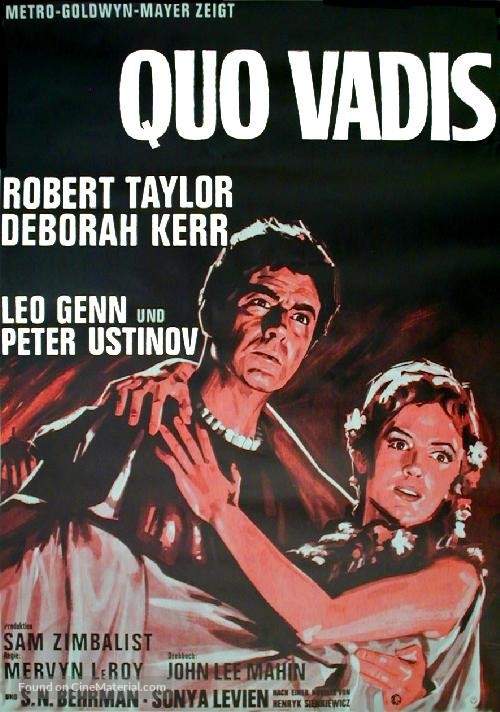 Quo Vadis - German Movie Poster