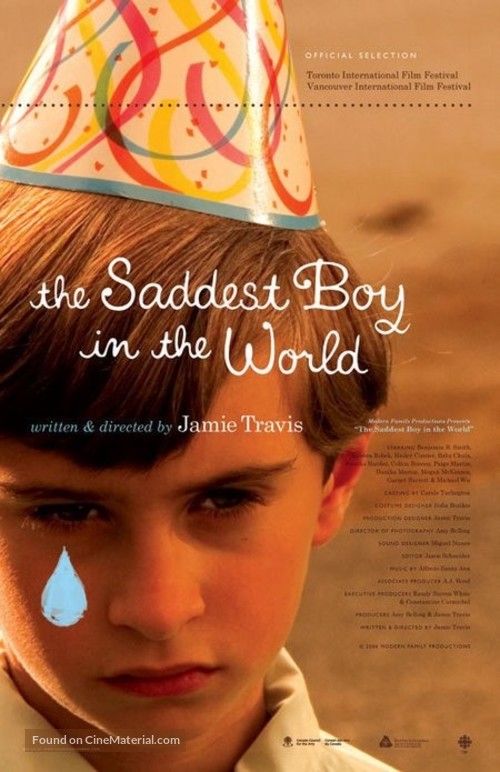The Saddest Boy in the World - Canadian Movie Poster