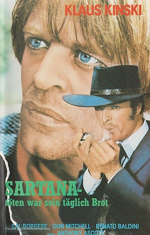 Sono Sartana, il vostro becchino - German VHS movie cover