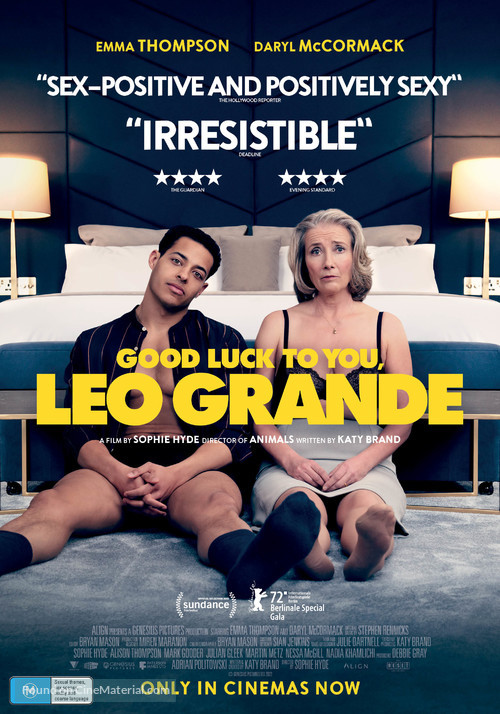 Good Luck to You, Leo Grande - Australian Movie Poster