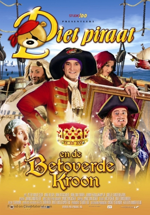 Piet Piraat en de betoverde kroon - Dutch Movie Poster