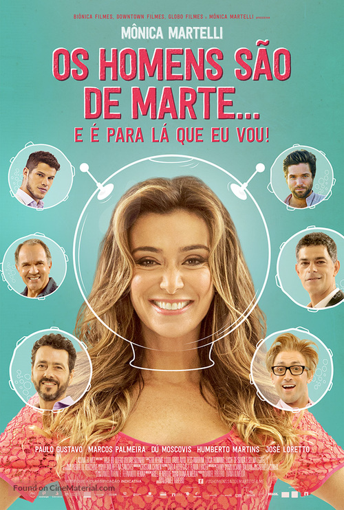 Os Homens S&atilde;o de Marte... E &eacute; pra L&aacute; que Eu Vou! - Brazilian Movie Poster