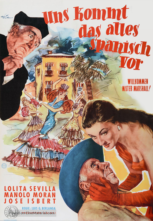 Bienvenido Mister Marshall - German Movie Poster