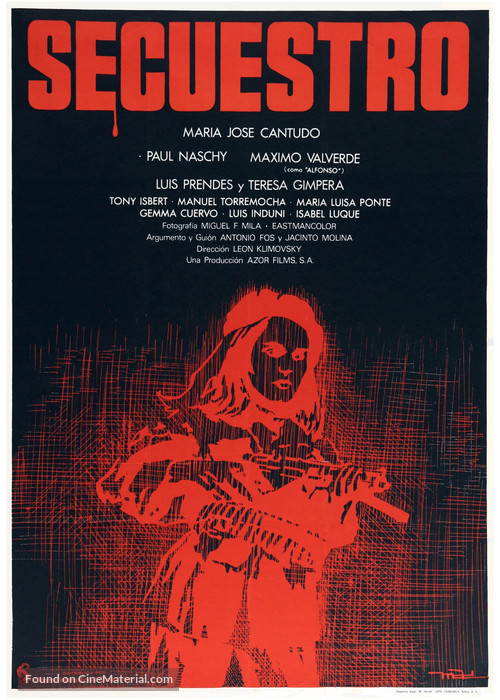 Secuestro - Spanish Movie Poster