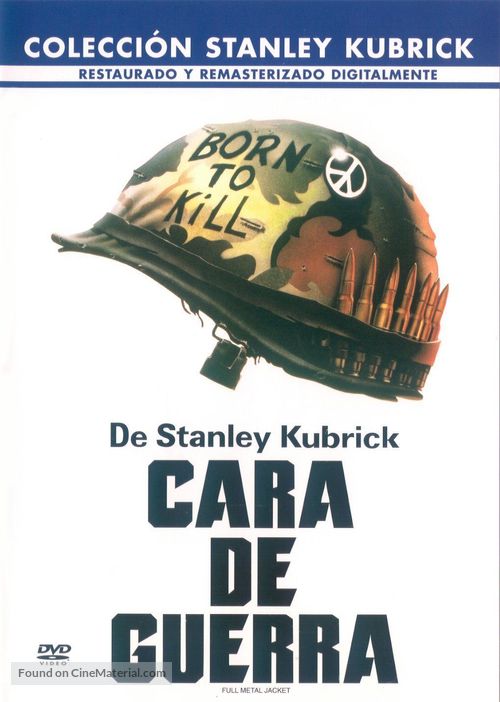 Full Metal Jacket - Mexican DVD movie cover