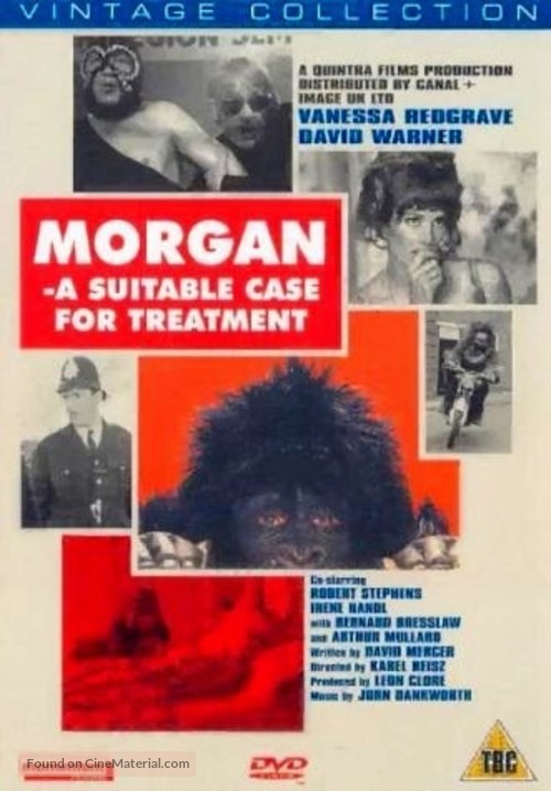 Morgan: A Suitable Case for Treatment - British DVD movie cover