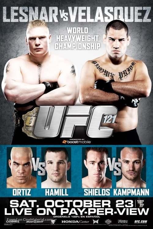 UFC 121: Lesnar vs. Velasquez - Movie Poster