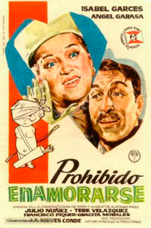 Prohibido enamorarse - Spanish Movie Poster