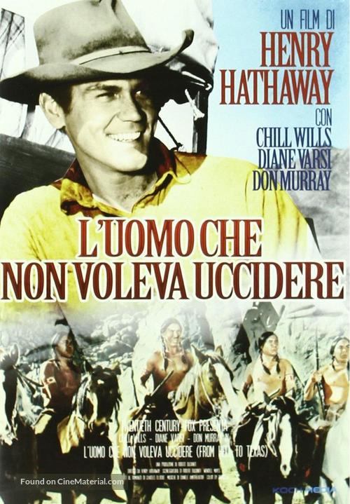 From Hell to Texas - Italian DVD movie cover