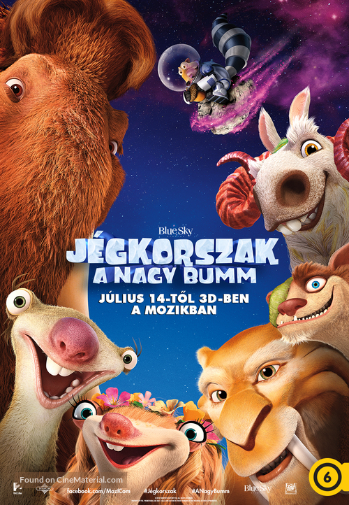 Ice Age: Collision Course - Hungarian Movie Poster