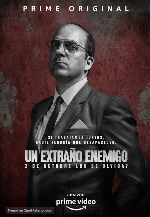 &quot;Un extra&ntilde;o enemigo&quot; - Mexican Movie Poster