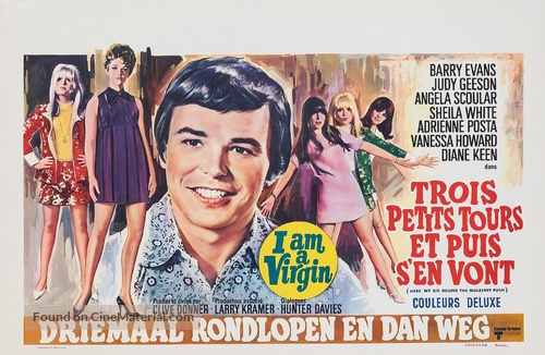 Here We Go Round the Mulberry Bush - Belgian Movie Poster