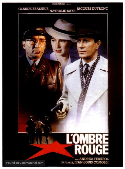 L&#039;ombre rouge - French Movie Poster