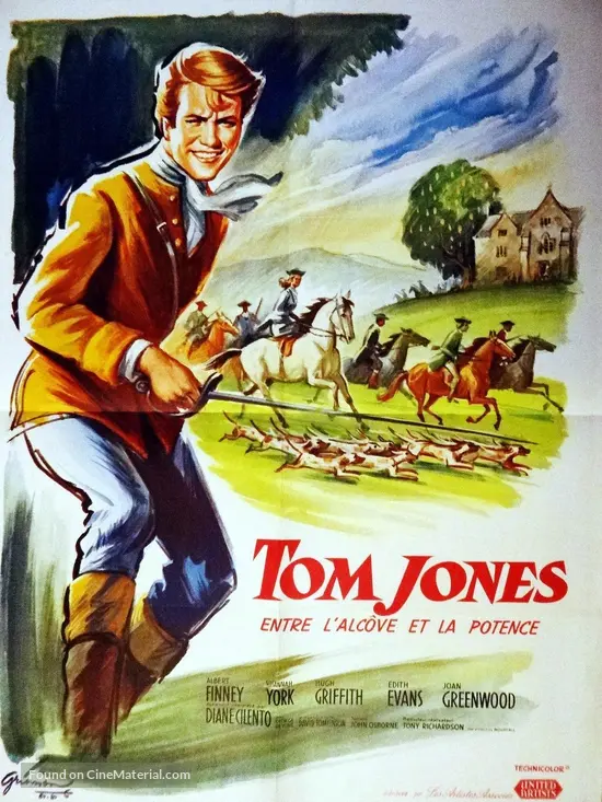 Tom Jones 1963 French Movie Poster