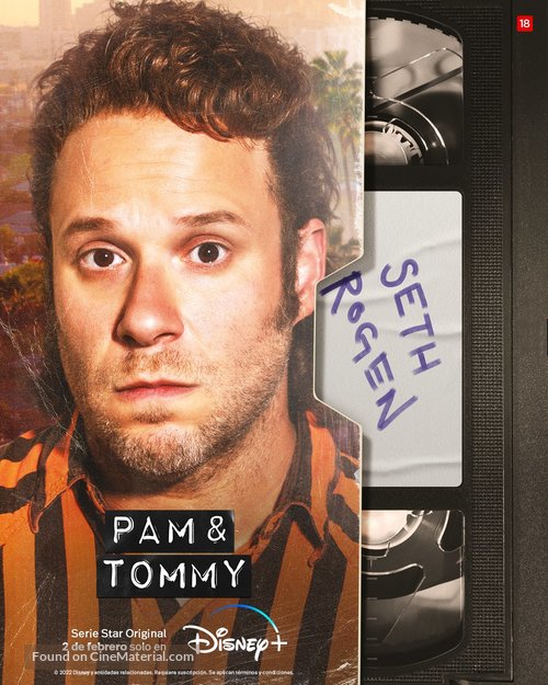 Pam &amp; Tommy - Spanish Movie Poster