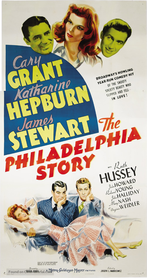 The Philadelphia Story - Theatrical movie poster