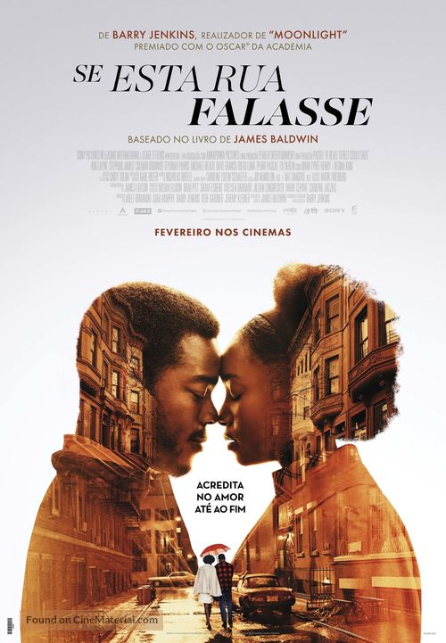 If Beale Street Could Talk - Portuguese Movie Poster