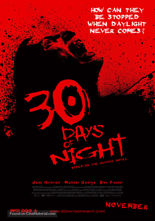 30 Days of Night - Dutch Movie Poster