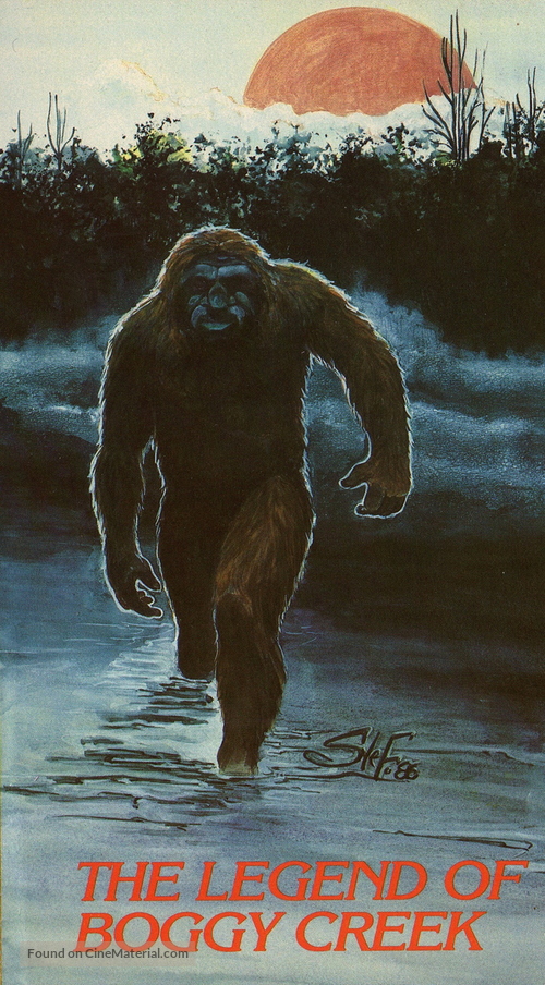 The Legend of Boggy Creek - Canadian VHS movie cover