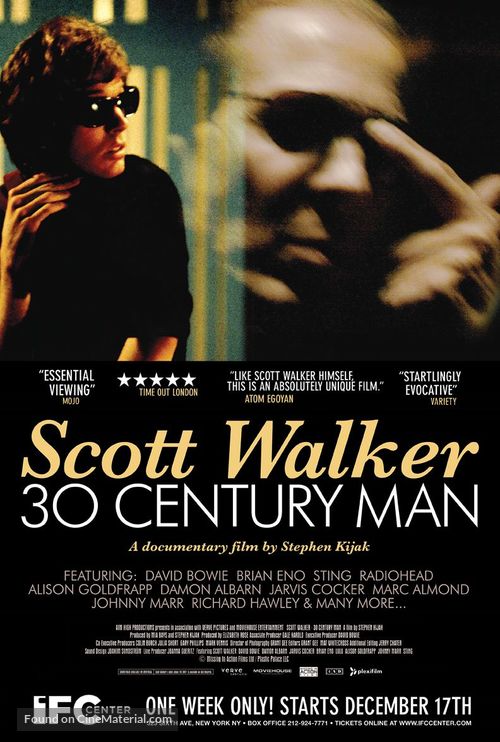 Scott Walker: 30 Century Man - British Movie Poster