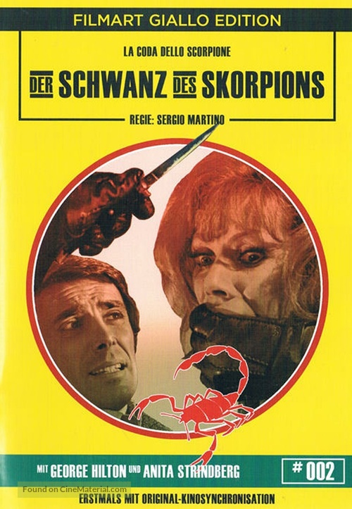 La coda dello scorpione - German DVD movie cover