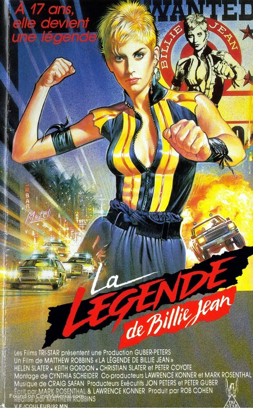 The Legend of Billie Jean - French VHS movie cover