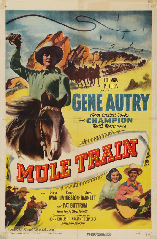 Mule Train - Movie Poster