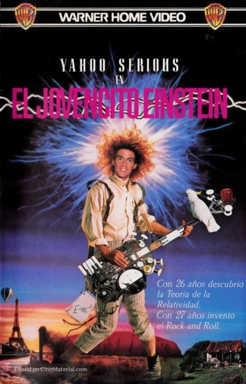 Young Einstein - Spanish VHS movie cover
