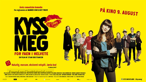 Kyss meg for faen i helvete - Norwegian Movie Poster
