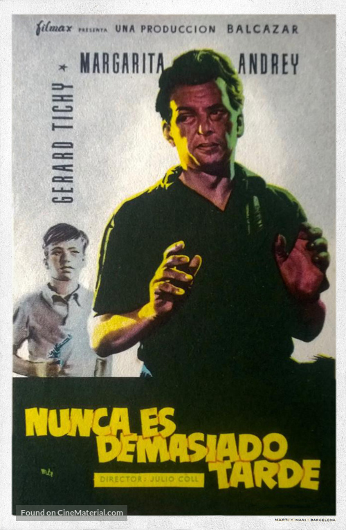 Nunca es demasiado tarde - Spanish Movie Poster