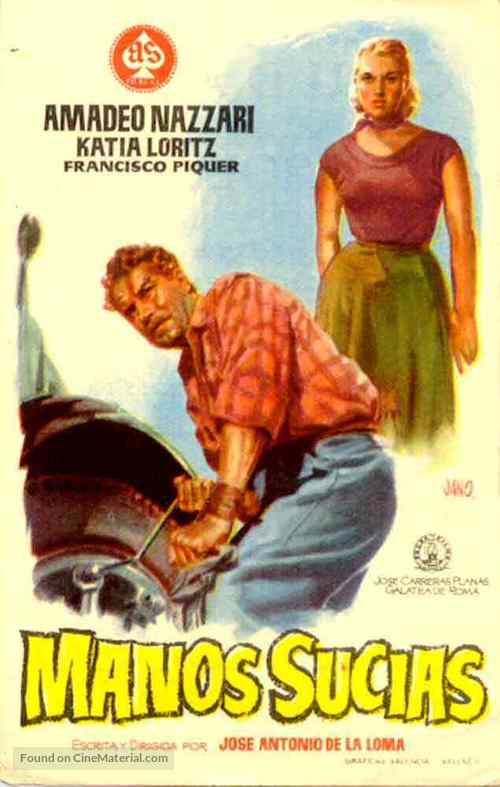 Las manos sucias - Spanish Movie Poster
