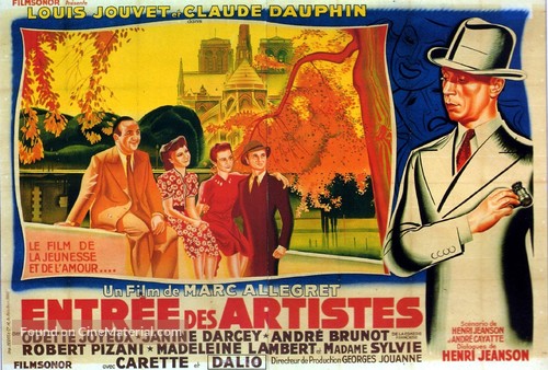 Entr&eacute;e des artistes - French Movie Poster