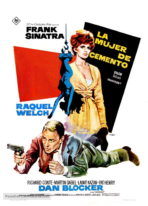 Lady in Cement - Spanish Movie Poster