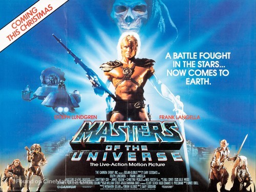 Masters Of The Universe - British Advance movie poster