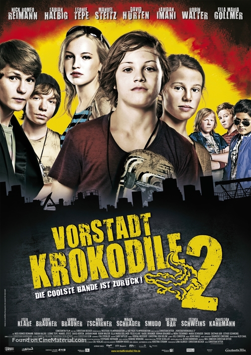 Vorstadtkrokodile 2 - German Movie Poster
