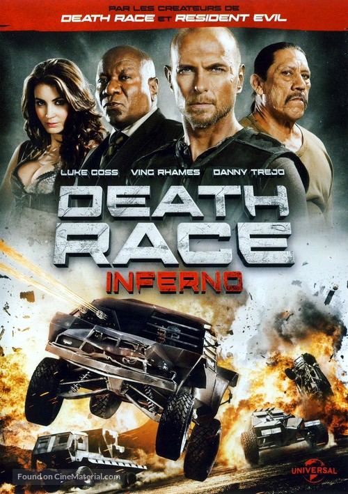 Death Race: Inferno - French DVD movie cover