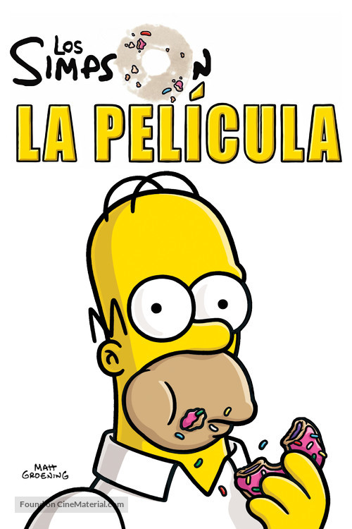 The Simpsons Movie - Argentinian Movie Cover