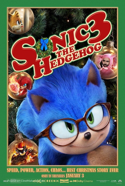 Sonic the Hedgehog 3 - Indian Movie Poster