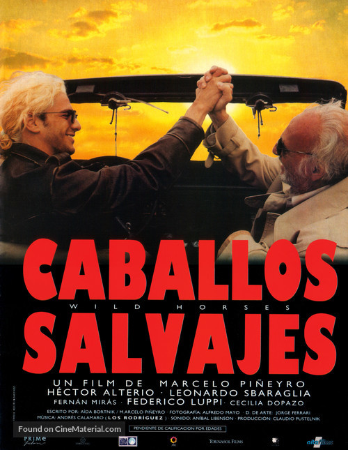 Caballos salvajes - Spanish Movie Poster
