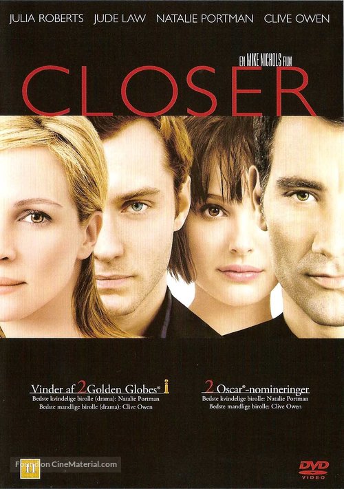 Closer - Danish Movie Cover