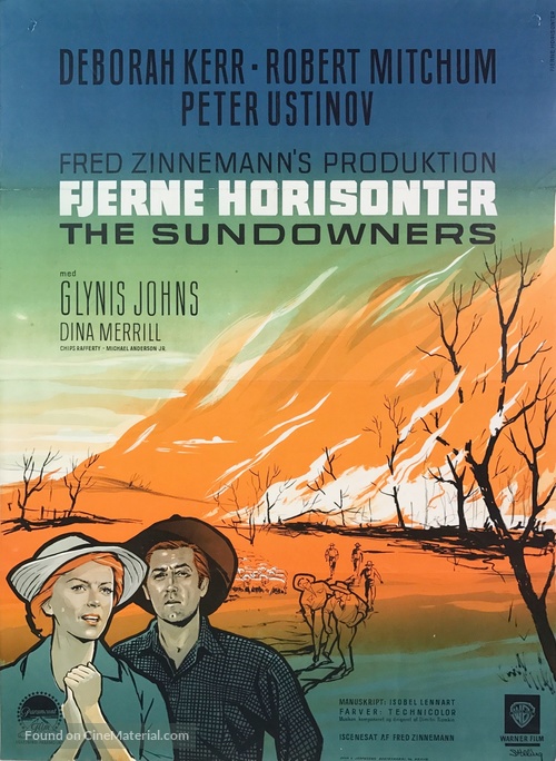 The Sundowners - Danish Movie Poster