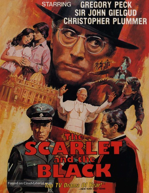 The Scarlet and the Black - Movie Cover