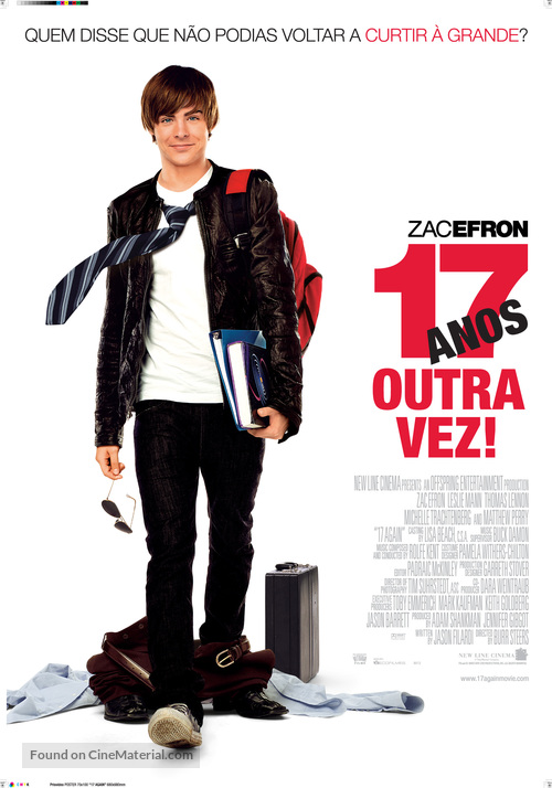 17 Again - Portuguese Movie Poster