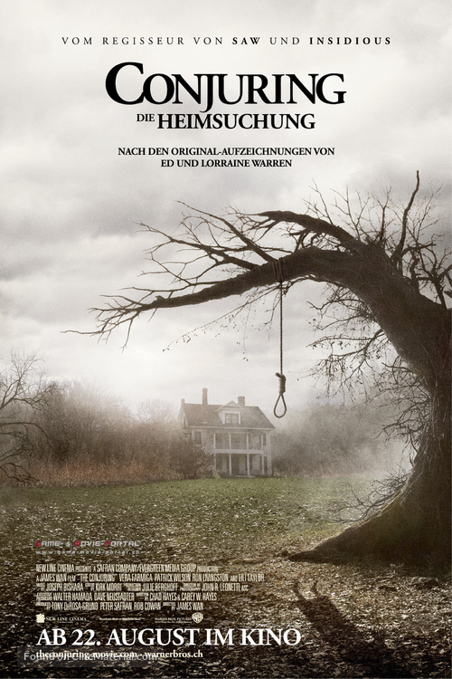 The Conjuring - Swiss Movie Poster