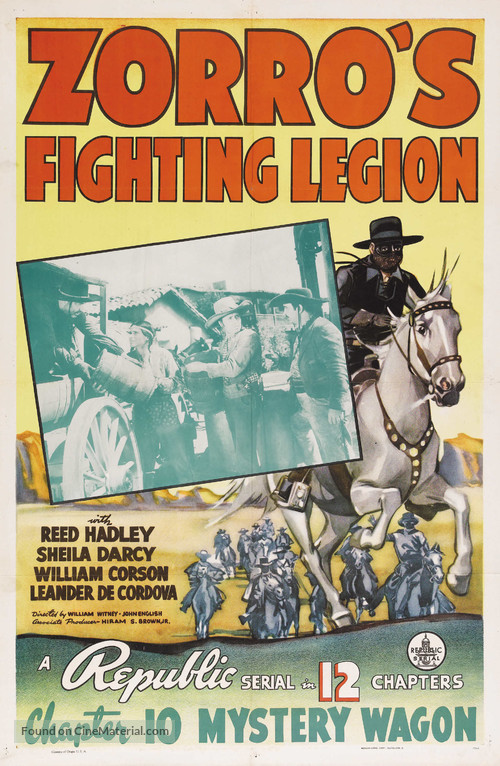 Zorro&#039;s Fighting Legion - Movie Poster