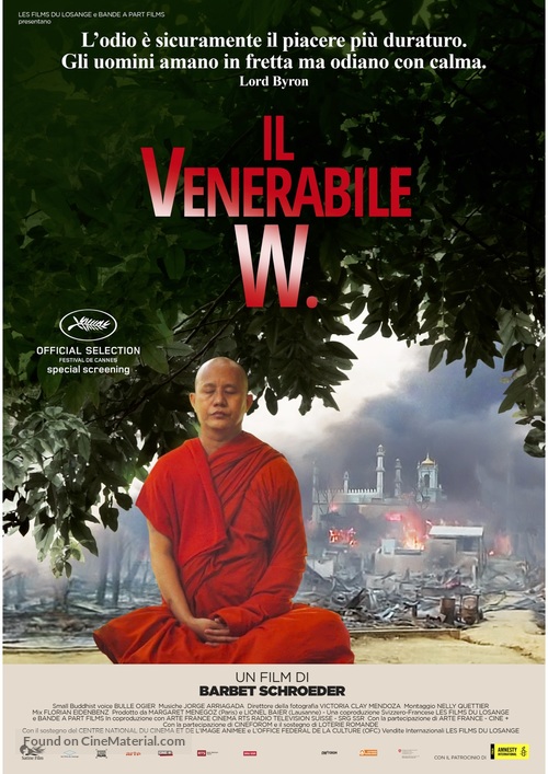 Le v&eacute;n&eacute;rable W. - Italian Movie Poster