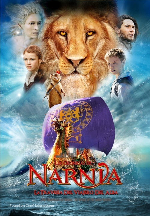 The Chronicles of Narnia: The Voyage of the Dawn Treader - Argentinian DVD movie cover