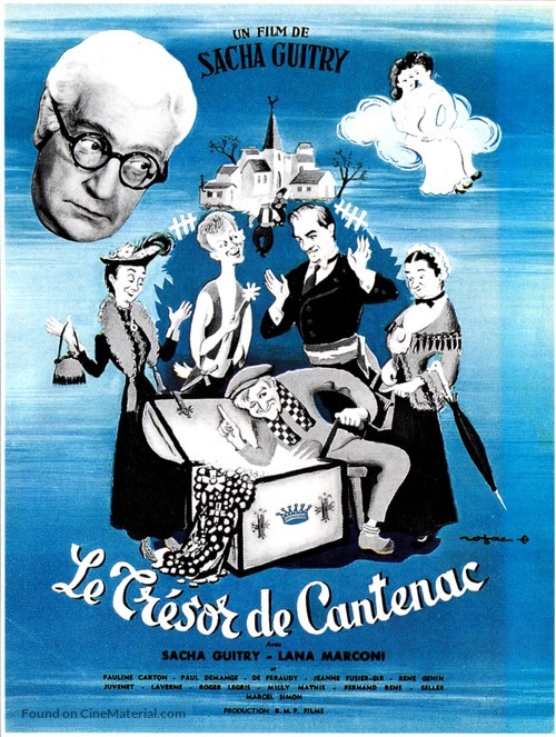 Le tr&eacute;sor de Cantenac - French Movie Poster