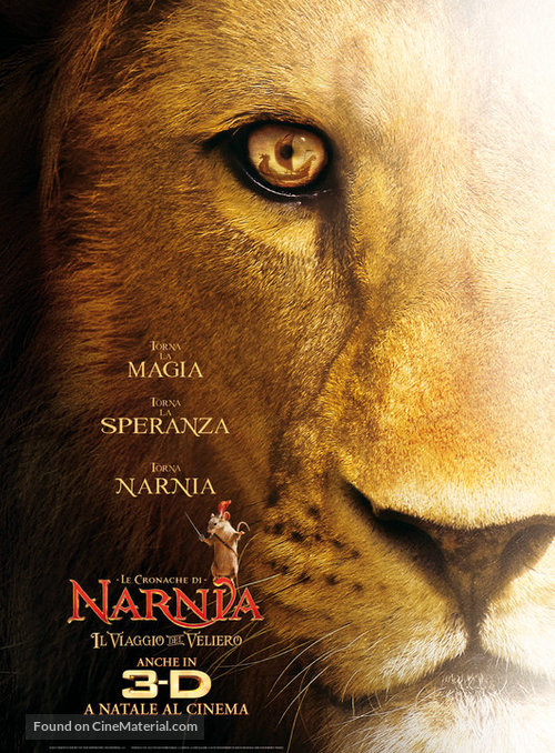 The Chronicles of Narnia: The Voyage of the Dawn Treader - Italian Movie Poster